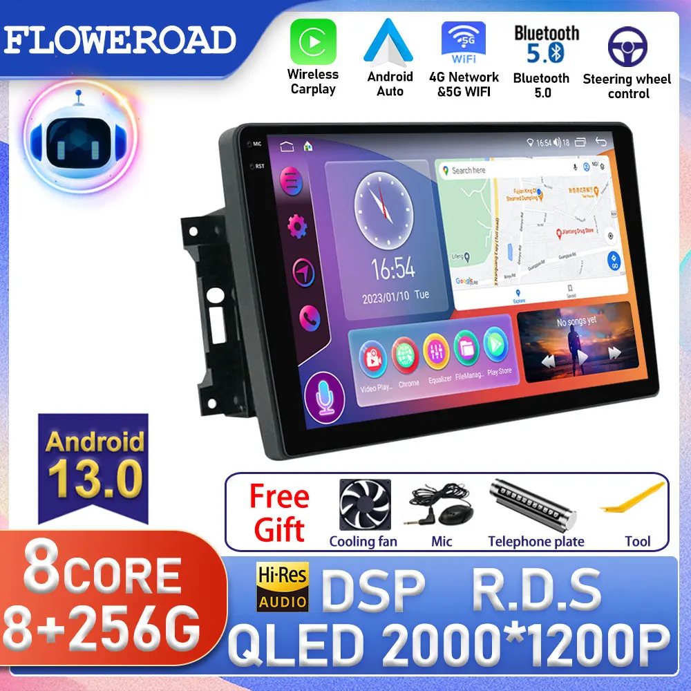 Android Per Jeep Compass Commander Wrangler Chrysler Sebring Autoradio Carplay Dsp Lettore Dvd Gps Wifi Bluetooth Monitor Auto