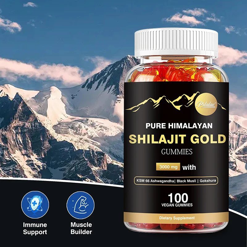 Shilajit Gold Gummies For Bones Joints Energy Endurance Muscle Recovery