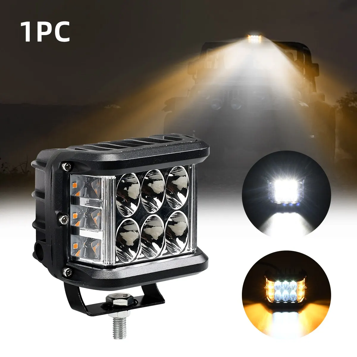 12V 24V Led Bar Offroad Spot Flood Combo Led Light Per Auto Truct Boat Atv Tractor 45W Spotlight Led Light Bar Luci Per Auto