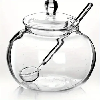 Glass Sugar Jar Set 1