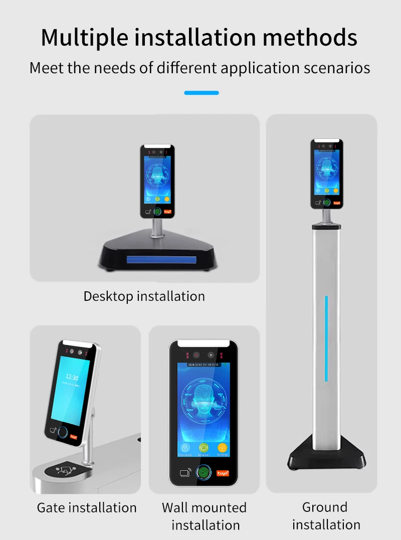 Dynamic facial recognition attendance access control machine face for security p