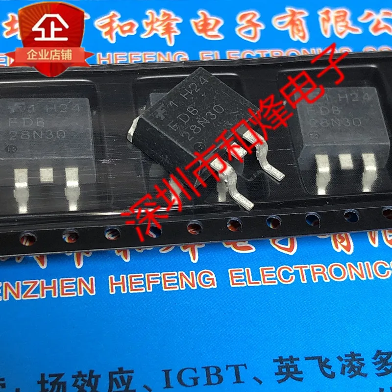 

5PCS-10PCS FDB28N30 TO-263 300V 28A NEW AND ORIGINAL ON STOCK