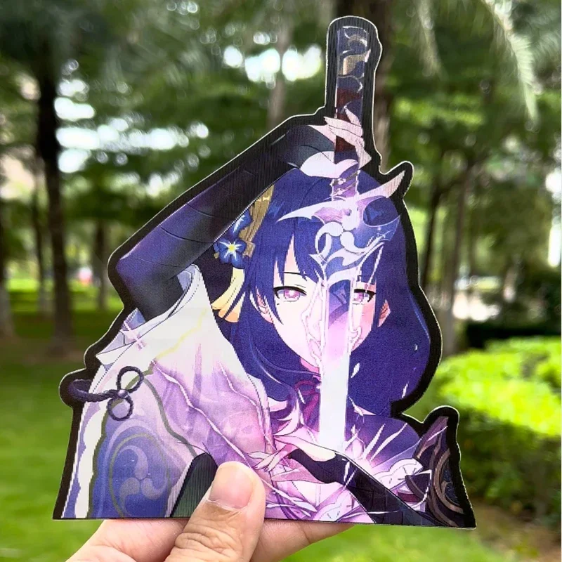 

Game Genshin Impact Beelzebul Motion Suitcase Stickers Raiden Shogun Waterproof Decal for Car,Laptop,Refrigerator,Etc.Toy Gift