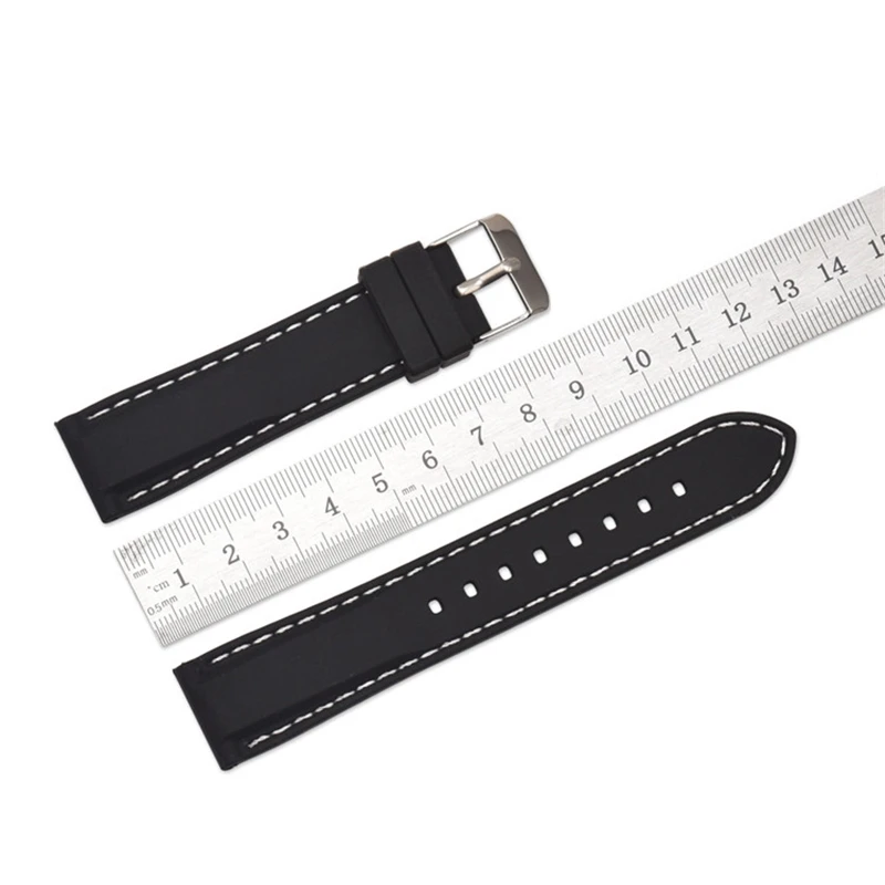 Durable Waterproof Silicone Sport Watch Band Strap - Universal Fit