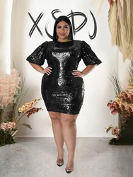 Evening Party Dresses for Women Spring New In Elegant Sequin Dress Plus Size Dress Free Shipping on Sale Wholesale Dropshipping