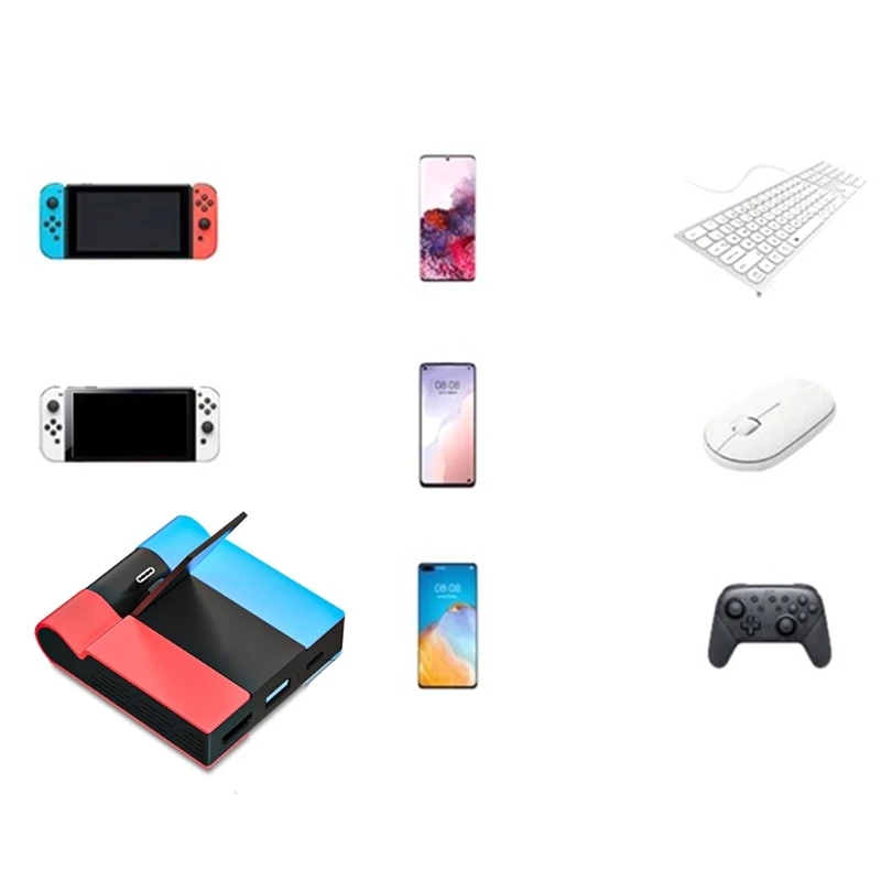 Mini Dock M17B Con Porta Usb Docking Station Multifunzionale Supporto Ricarica Leggero Docking Da Per