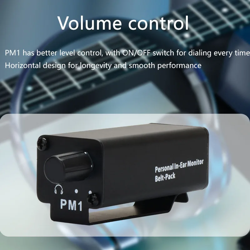 PM1 컴팩트 이어폰 앰프 전문가용 HIFI 인이어 스테레오 개인용 이어폰 앰프 XLR to 3.5MM 오디오 인터페이스