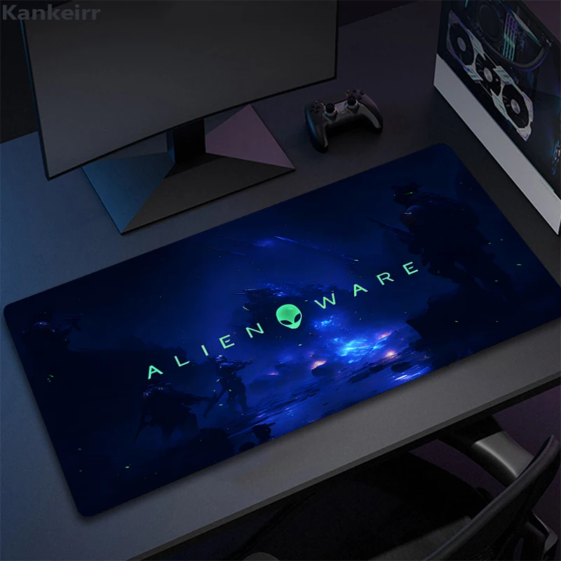 

Anime Mouse Pad Dell Alienware Gaming Setup Anti-slip Natural Rubber PC Keyboard XXL Desk Pad almohadilla para raton Accessories