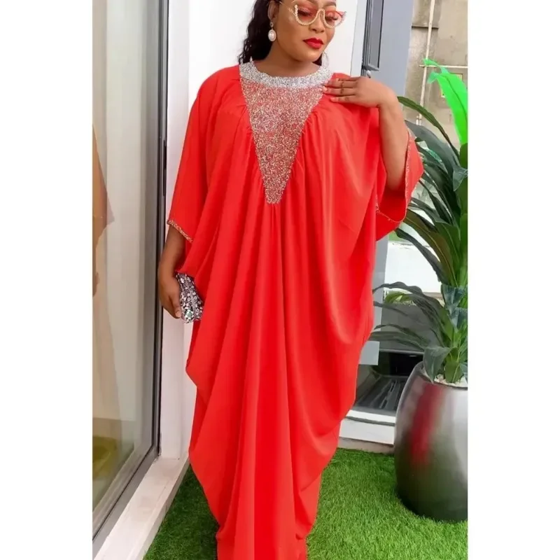 Abayas For Women Dubai Luxury 2024 African Muslim Fashion Dress Caftan Marocain Wedding Party Dresses Boubou Robe Djellaba Femme