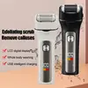 Electric Digital Household Washing Pedicure Foot Skin Callus Tool Set 3