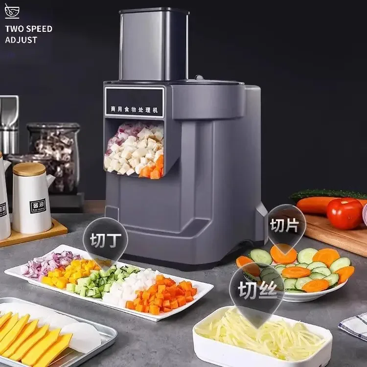 electric vegetable cutter multi function household potato slicer full automatic vegetable slicer Electric vegetable cutter multifunctional fully automatic dicer shredder vegetable carrot potato slicer,processador de alimentos