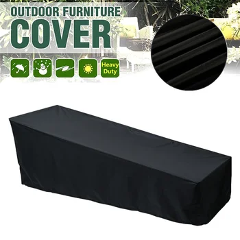 Funda impermeable para tumbona de jardín, cubierta protectora para tumbona, Patio, silla de salón, reclinable, muebles al aire libre