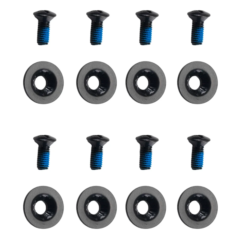 금속 안전 잠금 스키 스노우보드 고정 나사 볼트 1 개, M6 범용 16mm 길이, 8 개 (4 세트), 약 20g, 신제품 