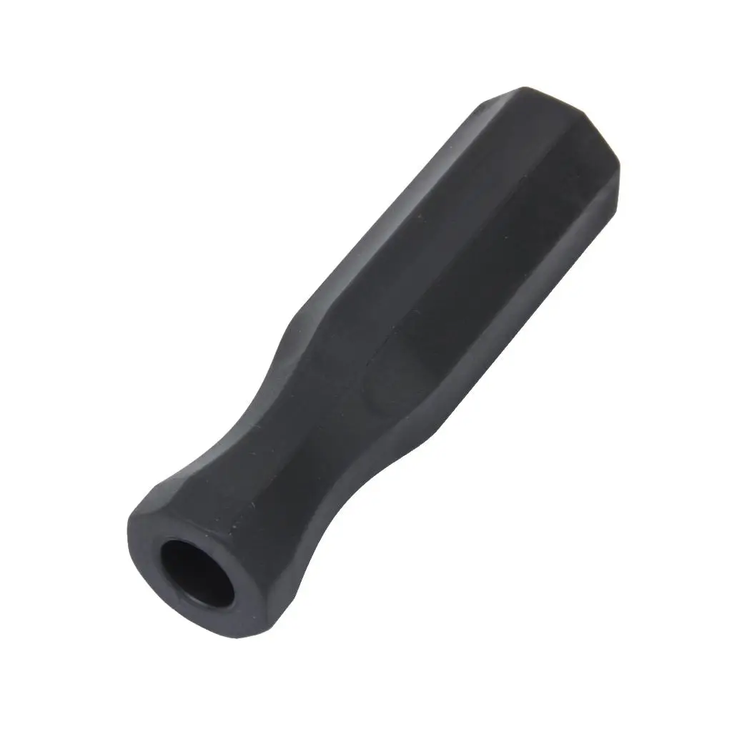 2pcs Black Table Soccer Part Kids Football Fussball Foosball Handle Grips Rubber Replacment 3
