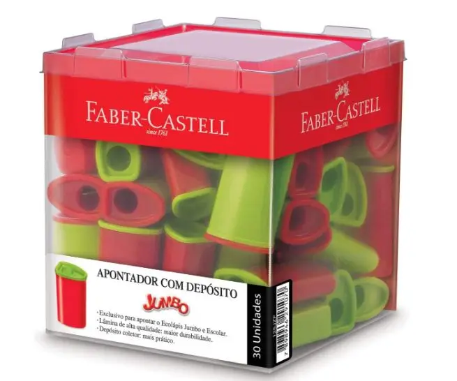 Faber Castell CX 30 UN Assorted Color Sharpener JUmbo CX