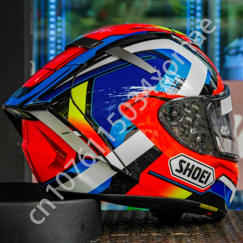 SHOEI X-14 Helmet Brink Red White X-Fourteen X-Spirit III Full