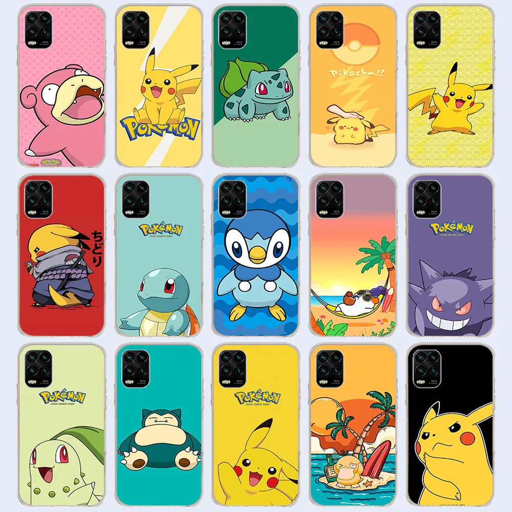 Custodia Morbida Per Xiaomi Redmi Note 6 7 8 9S 10 11 Pro Max Ys-14 Cute Pokemon