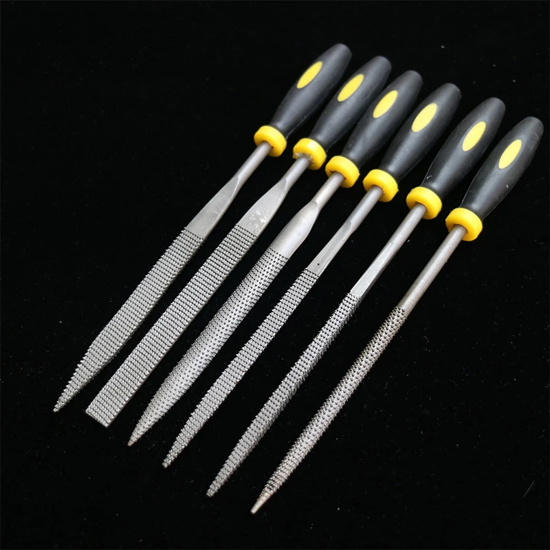 6Pcs 140mm 미니 금속 파일링 Rasp 바늘 파일 철강 Rasp 바늘 파일링 ..