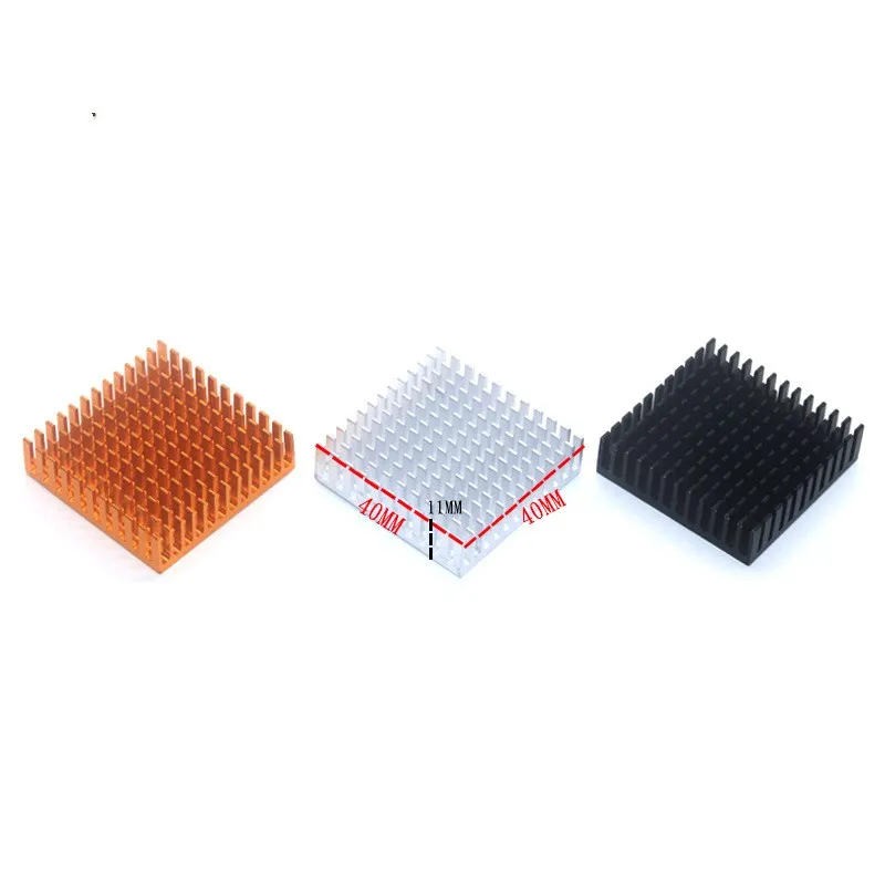 40 * 40 * 11mm Aluminum Heat Dissipation Chip 4010 Fan Special Radiator Power Amplifier Radiator 40 40 11mm aluminum heat dissipation chip 4010 fan special radiator power amplifier radiator