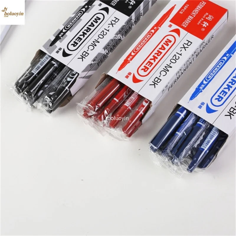0.5mm Marker Pens Tattoo Skin Markers Scribe 1/3pcs Permanent Makeup Tattoo Supplies Large Capacity Ink Waterproof Marker Pen 6