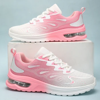 Sneaker da donna Scarpe da passeggio Scarpe sportive da tennis traspiranti con cuscino d'aria alla moda da donna 1