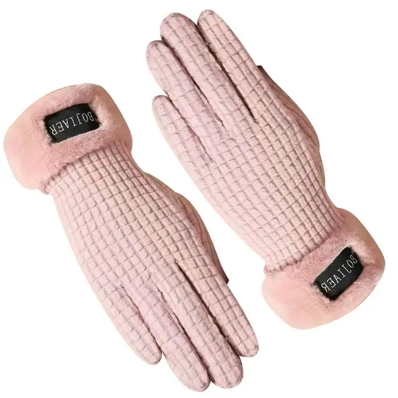Guant Tejidos De Invierno Para Mujer, Manoplas Femeninas De Lana Grua, Bonitos Guant Sin Dedos Con Dedos Exputos Para Niña, Calentador De Manos Para Ciclismo - AliExprs 200000297