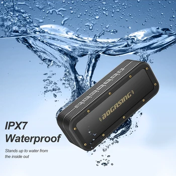 BOGASING M4 Bluetooth Speaker 40W Wireless Bluetooth 5.0 Speaker Extended Bass Outdoor IPX7 Waterproof Portable Speaker With Mic 3