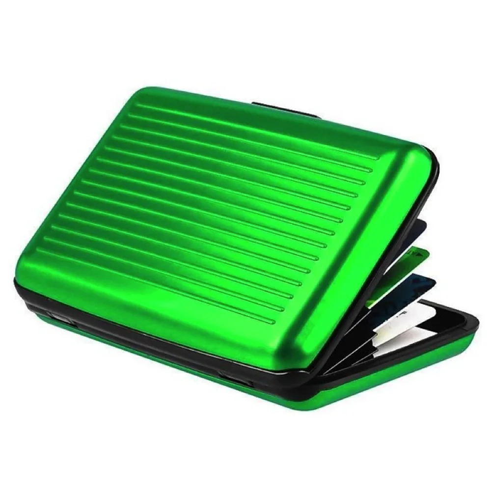 Sleek Waterproof Metal Card Holder Wallet