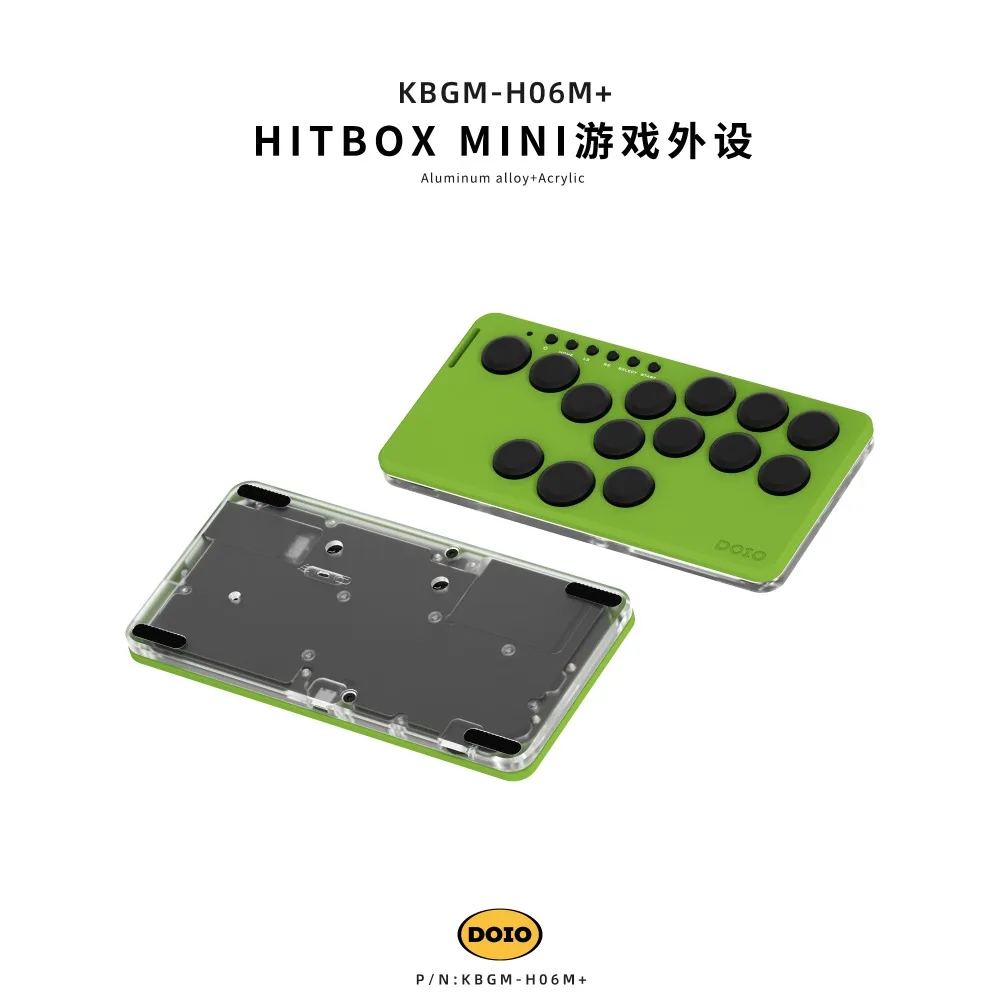 DOIO KBGM-H06M HITBOX アルミ合金ミニポータブルゲームキーボード