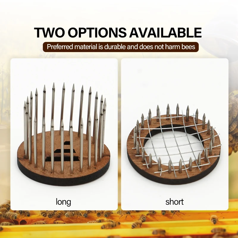 New Queen Bee Cage Stainless Steel Needle Type Catcher Isolation Room Beekeeping Equipment Beekeeper Supplies 1Pcs beekeeping tools beekeeping accessories