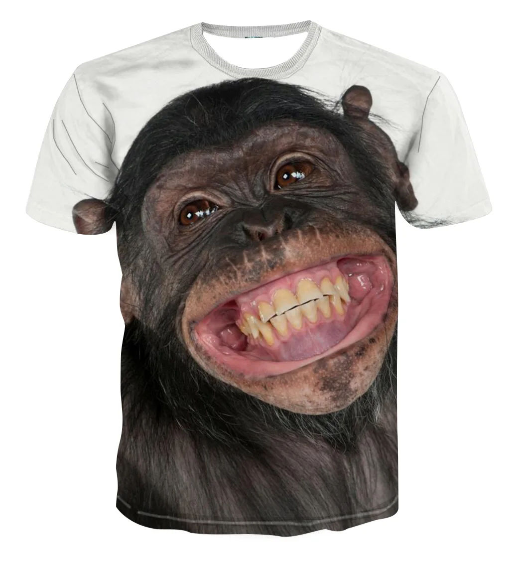 

2023 Men's and Women's Summer Leisure Fashion Short Sleeve T-shirt 3D Digital Printing T-shirt To Customize Fashion Printing