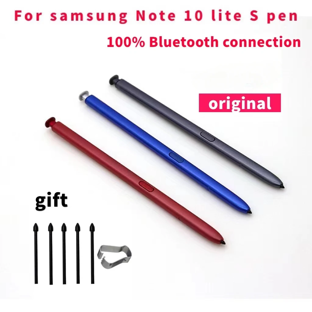 

100% Original Samsung Galaxy Note10 Lite Note 10Lite N770 S Pen Smart Pressure Stylus Touch Screen Pen Replace With Bluetooth