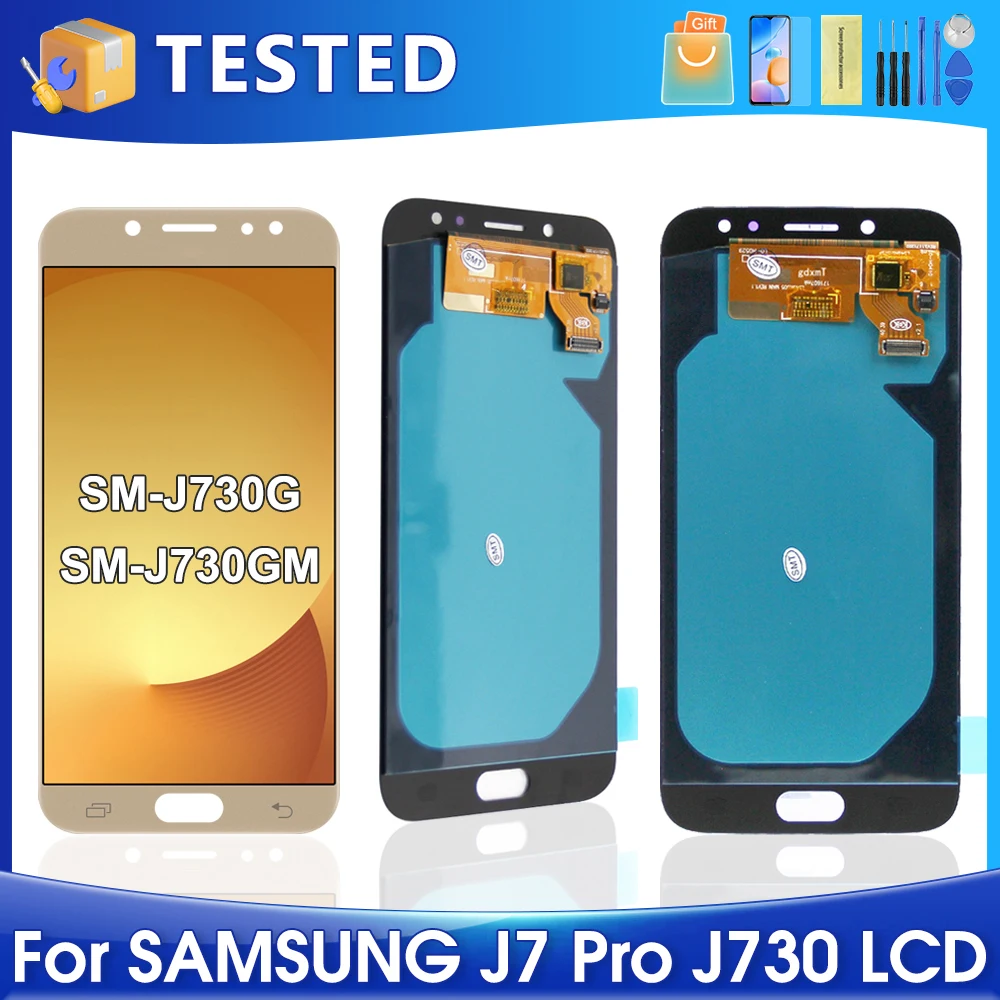 5.5 ''J730 Per Samsung Per Ori J7 Pro J730F J730Gm/Ds J730G/Ds Display Lcd Touch Screen Digitizer Assembly Sostituzione