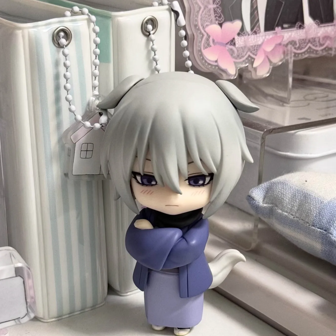 10CM Kamisama Kiss Q Version Tomoe Nendoroid 2443 Anime Actionfigur Modellbausatz Desktop-Ornament Anime-Fans Sammler Spielzeug Geschenk – Detail 3