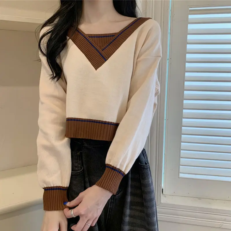 

Korean Top Student New Fall Winter Office Girl Pullover Soft Sweater Women's hollowed out Sweater Women Pullover Pull Cloth