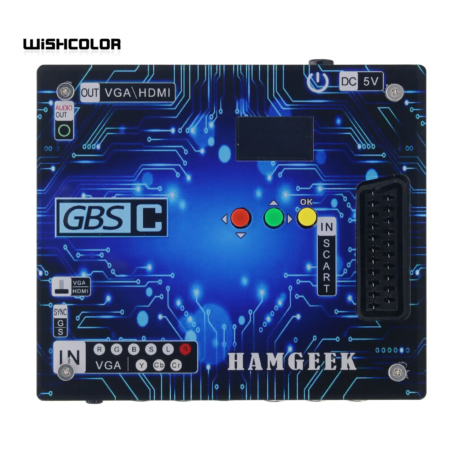 Hamgeek Gbsc Conversor Gbs Controle Retro Vídeo Game Sinal Conversor Acessório Versão Atualizada - Image 2