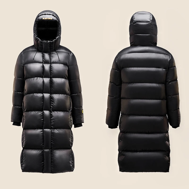 Goose Down Coat Women Luxury Designer Men Long Down Jacket 2023 Winter New Fashion Hooded Thickened Puffer Jacket Man Clothes