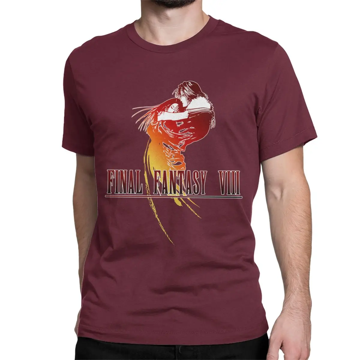 thumbnail image 1 of Camiseta de algodón de Final Fantasy VIII para hombre y mujer, divertida camiseta de manga corta con cuello redondo, talla 6XL, 1 of 7
