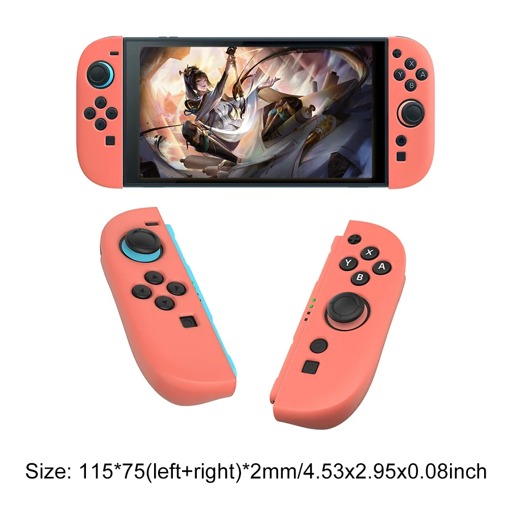 For NS 2 for Switch 2 Joy-Con Controllers Silicone Grips Covers Protective Case for Switch 2 L&R Controllers Decorative Strips