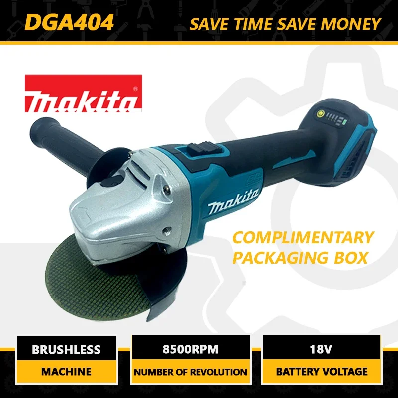 

Makita Esmerilhadeira 5' 18v 100mm A Bateria DGA404z Brushless - Makita Battery And Charger Not Included 연마기 Máquina de polir