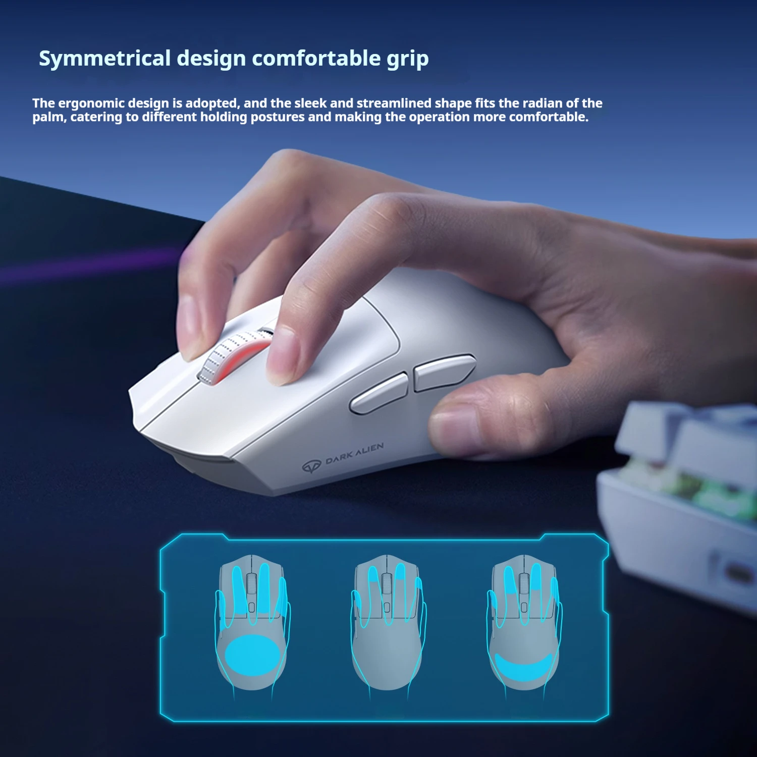 DARK ALIEN X1Wireless Gaming Mouse PAW3311 1K 22000DPI