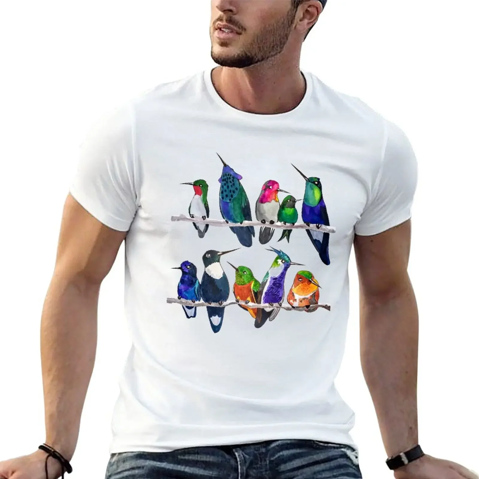

Hum if you don't Know the Birds T-Shirt sweat tops summer top mens graphic t-shirts funny