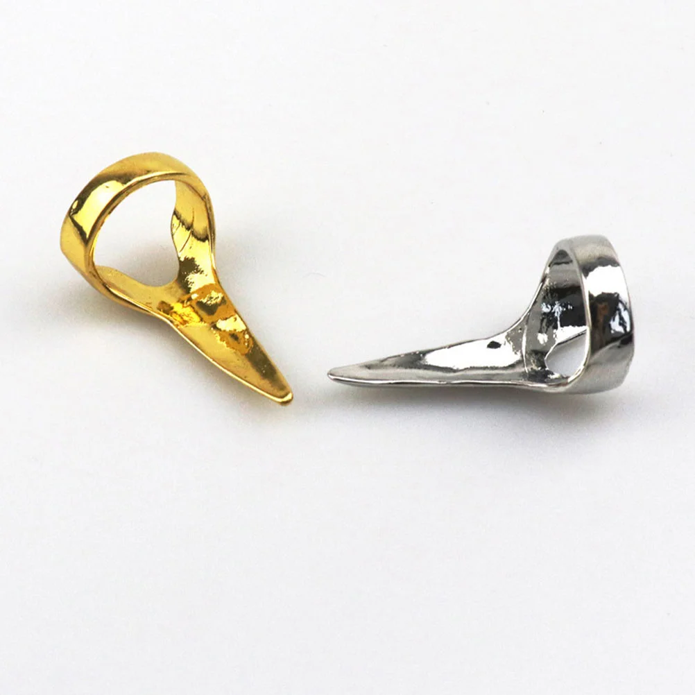 

20 PCS Ring Dispenser Creative Hairdressing Rings Dye Tools Combs Halloween Finger Cool Nail Pluck