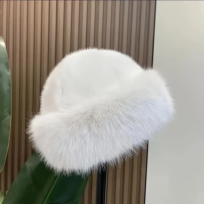 Winter Hat for Women Thick Fluffy Warm with Ear Protection Lightweight Stretchy Polyester Machine Washable,winter hat