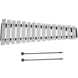 Orff Percussion Aluminum Piano Wooden Frame Style Xylophone Kids Musical Funny Toys