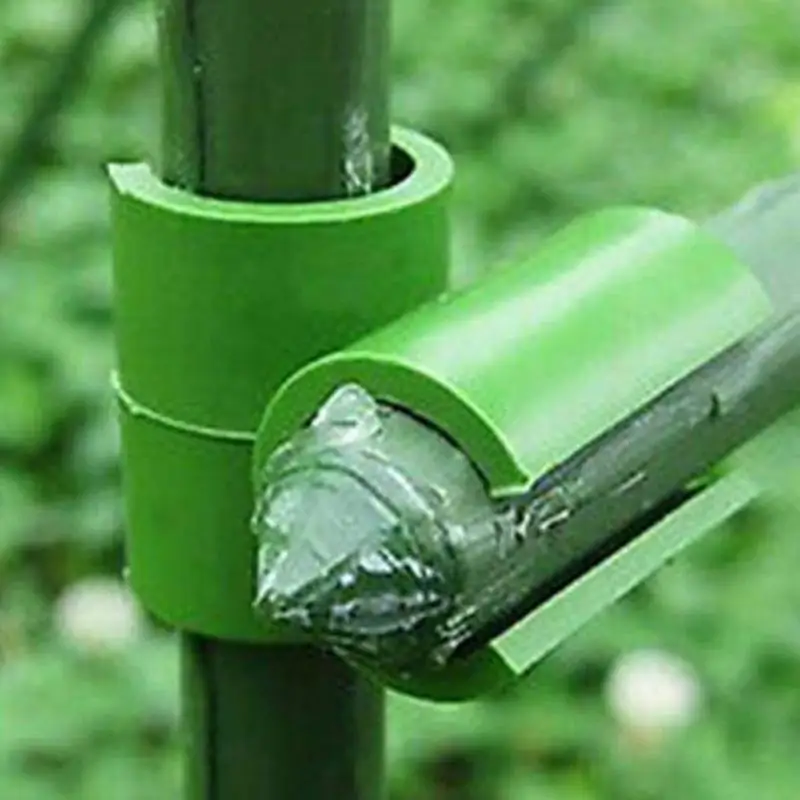 Plant Stakes Connector Adjustable Flower Rattan Buckle Clip Easy Installation Plant Trellis Connector Joints For Gardening