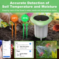 Tuya WiFi Smart Solar Soil Sensor Temperature and Humidity Soil Soisture Sensor IP66 Water Proof Soil Tester For Home Garden - Image 2