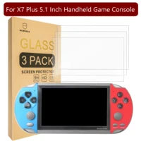 Mr.Shield Screen Protector Compatible with X7 Plus 5.1 Inch Handheld [Tempered Glass] [3-PACK] [Japan Glass with 9H Hardness] 1