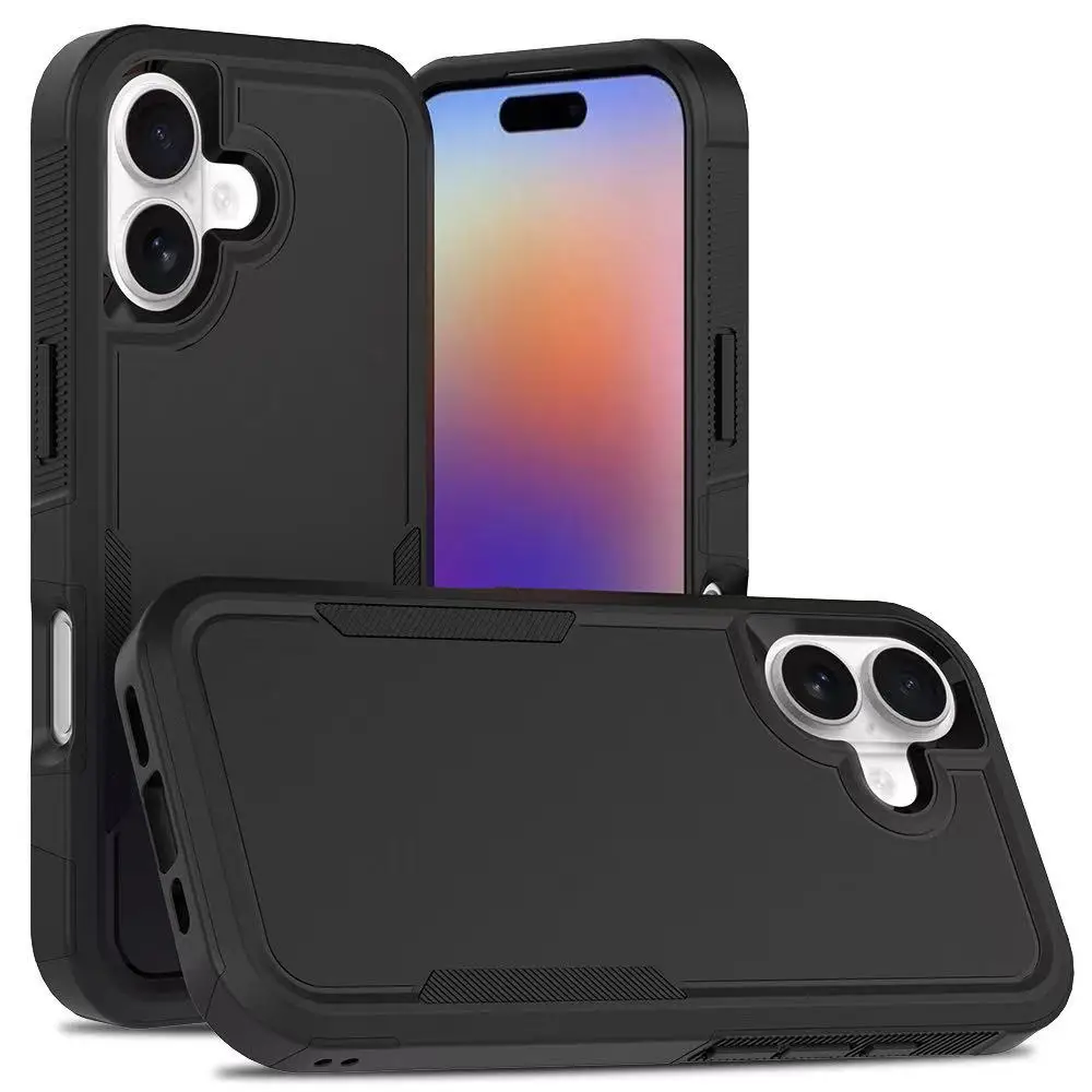 Commuter Double Layer 360° Full Body Armor Protective Case - Air Drop-Resistant Hard Cover