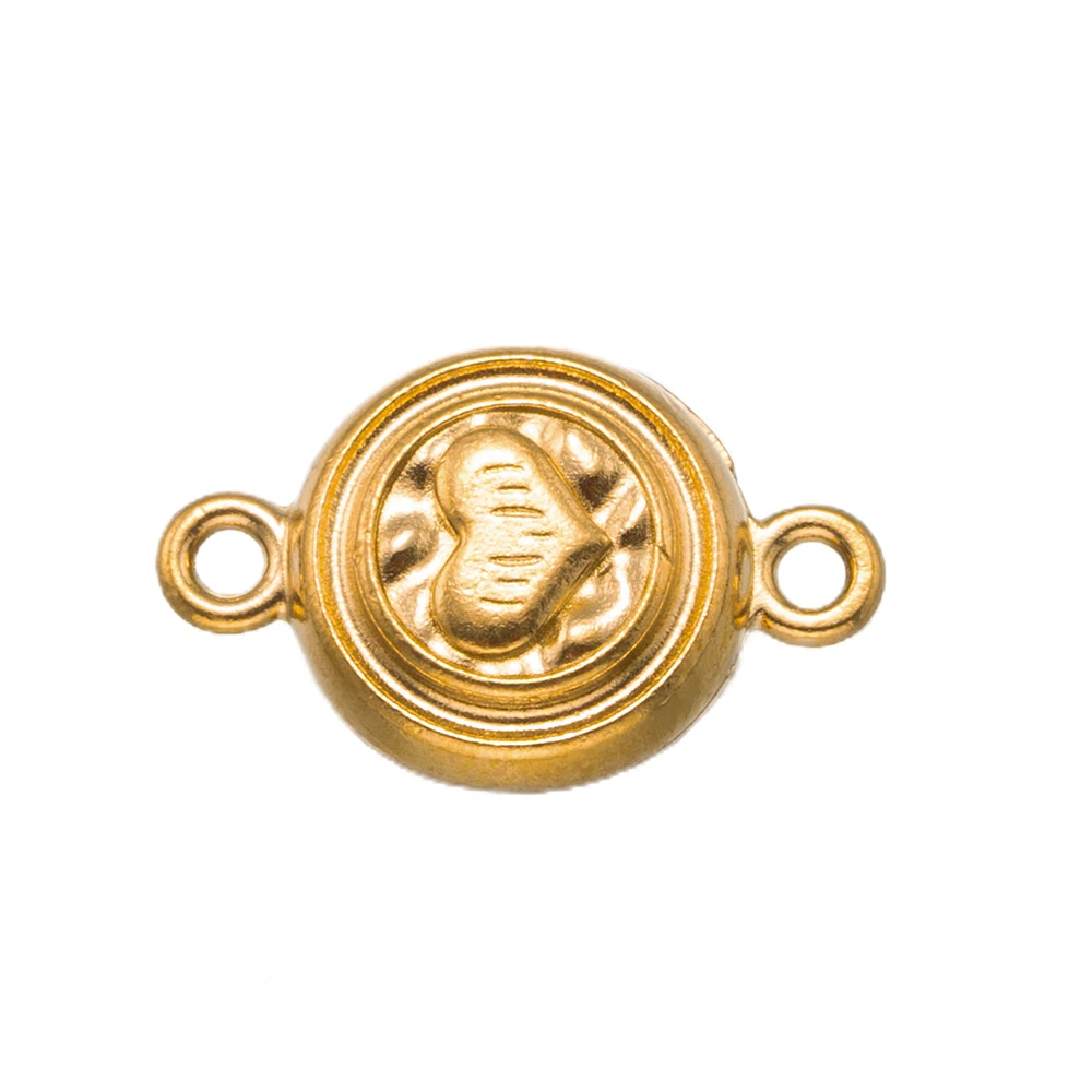 2 stücke Edelstahl Herz Runde Magnetische End Stecker Verschlüsse Für DIY Halskette Armband Schmuck Machen Liefert Erkenntnisse Handwerk – Detail 5
